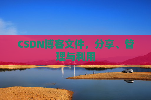 CSDN博客文件，分享、管理与利用